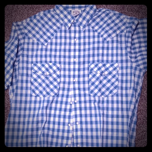 Men's Western Style Snap-Down shirt - Picture 1 of 4